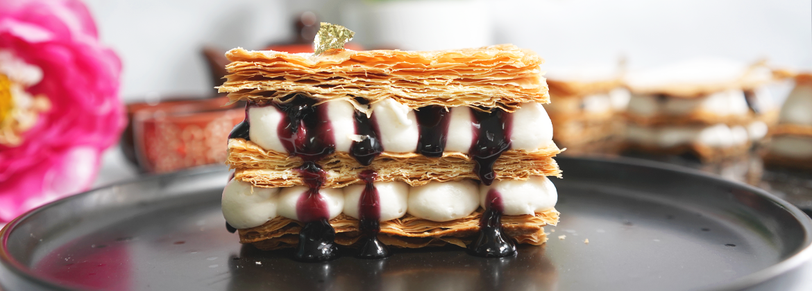 Blueberry Mille Fuille