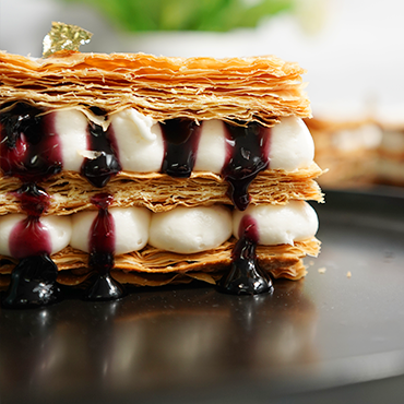 Blueberry Mille Fuille