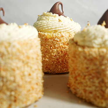 Sesame Hazelnut Roll Cake